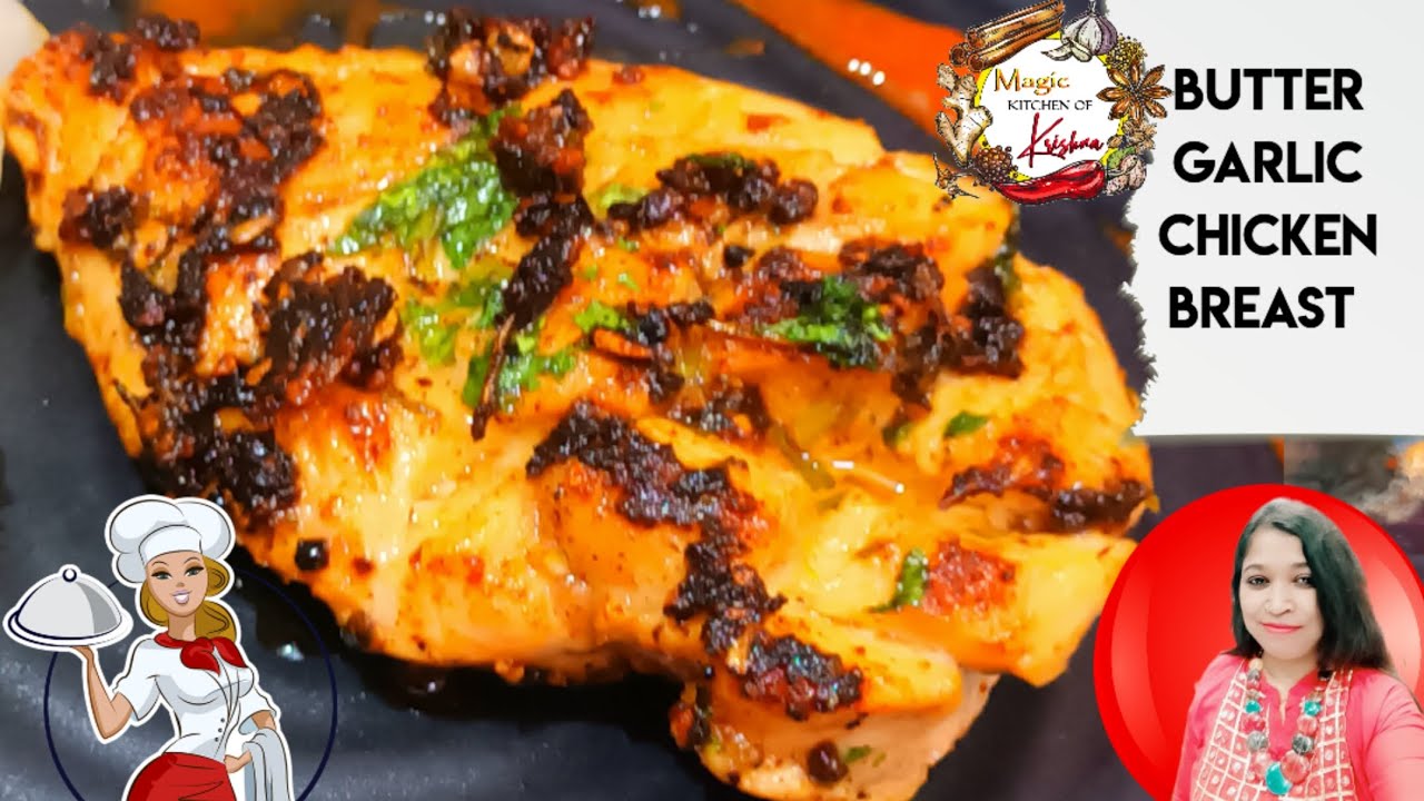 Butter garlic chicken breast/easy and delicious 😋 recipe by