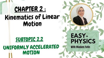 Tutorial 2.2  Uniformly Accelerated Motion