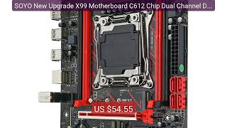 SOYO New Upgrade X99 Motherboard C612 Chip Dual Channel DDR4 Memor... — Best Deal 2026 | Shop Now!