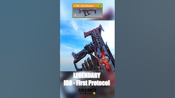 ISO - FIRST PROTOCOL in CODM💀