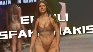 Reacting To Erifili Sfakianakiss Dazzling Performance At Miami Swim Week 2023 4K Slow Motion