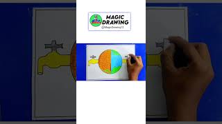 जल ही जीवन है चित्र | Jal hi Jivan Hai drawing | save water drawing | save water