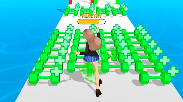 Run Healthy 👱‍♀️🍎🦠 Level 1-5 Gameplay Walkthrough (Android, iOS)