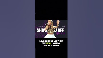 ARIANA GRANDE TYPE SONG - SHOW YOU OFF AI SONG #arianavoice #arianagrande #pophits