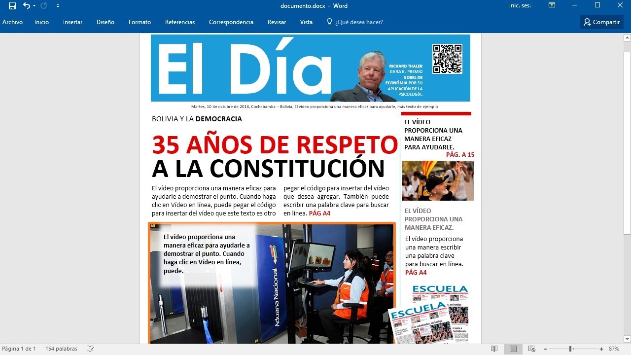 Cómo hacer una portada de Periódico en Word - thptnganamst.edu.vn