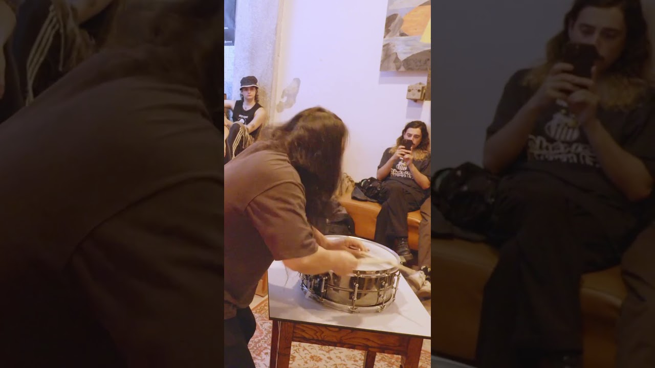 August 1st, 2024 Ryosuke Kiyasu snare drum solo show in Lisbon, Portugal 