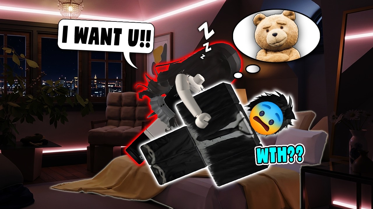 🧸 I Mistook My Biggest Enemy For My Teddy Bear... And Hugged Him All Night 😭 TTS Roblox Story