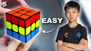 Can I Beat YIHENG WANG with the EASIEST 3x3? | Sandwich Cube