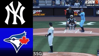 Blue Jays vs. Yankees Simulation | 5/21/26 | MLB The Show 26 PS5 Gameplay