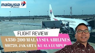 Malaysia Airlines Economy Class A330-200 | MH720 From Jakarta To Kuala Lumpur
