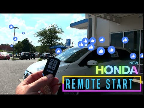 How to Remote Start your New Honda - Demo on 2018 Honda Odyssey - YouTube