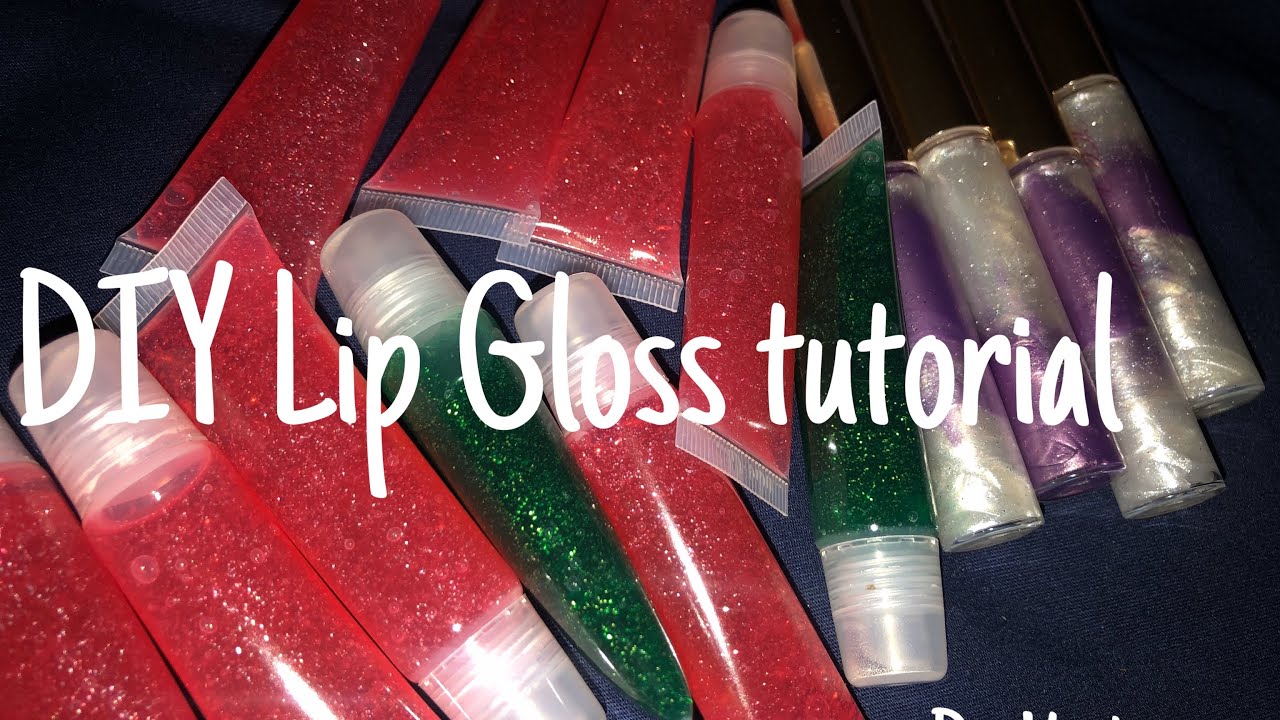 DIY lip gloss tutorial: mixing & filling tubes - YouTube