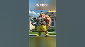 I Am Going To Work With My Calculator. #funnymeme #ai #chatgpt #aiart #therockmeme