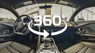 2018 Black Audi R8 V10 360 Virtual Interior by Autohitch screenshot 5