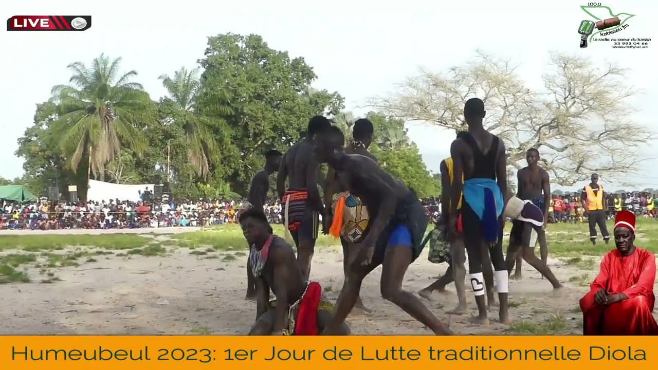 1er Jour de Lutte Humeubeul 2023:La fête du Roi du Bubajum Ayii d'Oussouye