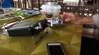 E20MIO es E29BUQ/Qrp at Bangkhuntien Beach, FT-817 CW, EFHW ANT