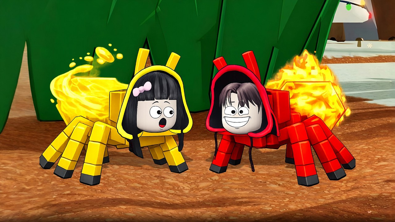 Yuta, Mio Dan Baby Celine Lari Karena Jadi Semut || ROBLOX