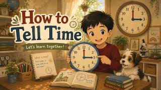 How to Tell Time on an Analog Clock 🕒 | Easy Step-by-Step Guide for Beginners | Aiden Marks