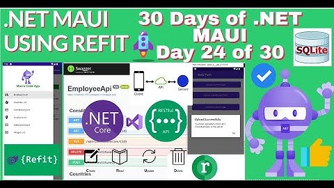 STEP 27.How to Create .NET MAUI APP With RESTful API in .NET Part 24 ||API Data Upload||Using REFIT