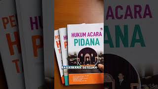 Hukum acara pidana #belajarhukum #rekomendasibuku