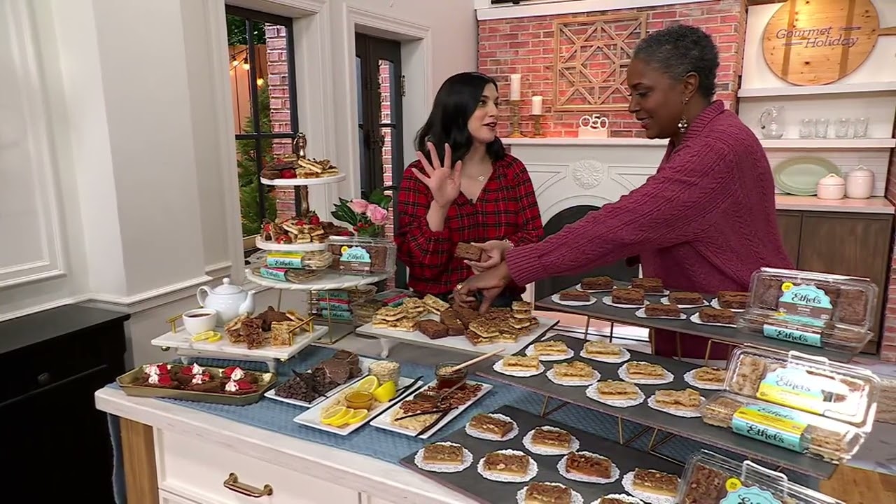Ethel's Baking 24 Scratch Made Dessert Bars In 6 Trays on QVC