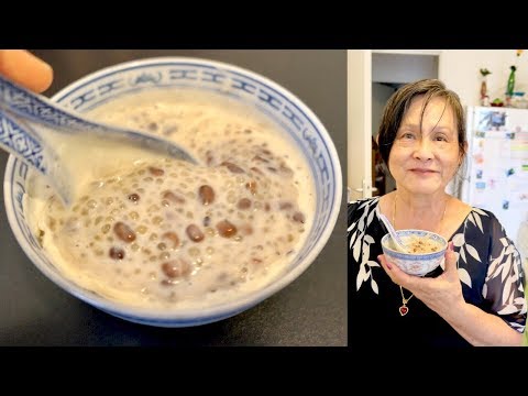 recette-de-ma-maman-#31-dessert-asiatique-azuki-sucré-aux-perles-de-tapioca-(nam-van-coco-haricots)