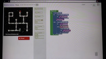 Solving Blockly Maze Level 10