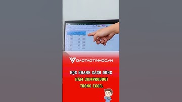 Học ngay cách dùng hàm SUMPRODUCT để tính tổng trong Excel #tinhocvanphong #daotaotinhoc #excel