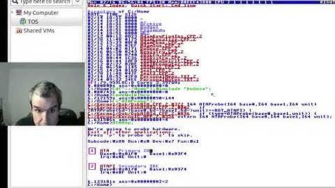TempleOS - 5 Min Code Walkthrough - ATAProbe Harddrive Io Port Interrupt 13 BIOS PCI
