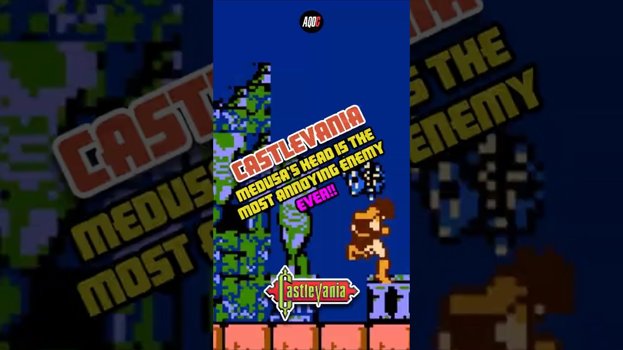 Medusa's Head is the most annoying enemy Ever #retrogaming #gaming #castlevania #nintendo #nes