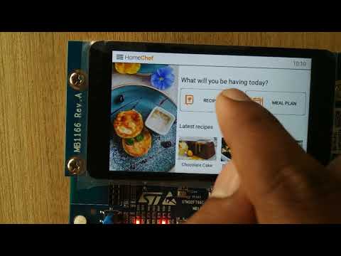 QT for MCU Demonstration - video from Verolt