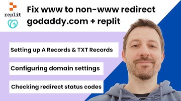 🚀 Fix Your Domain Redirects: www to Non-www (GoDaddy + Replit Setup)