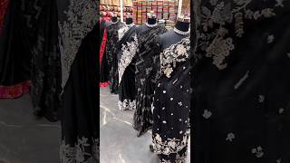 Unique Designer Black Sarees From Chandni Chowk