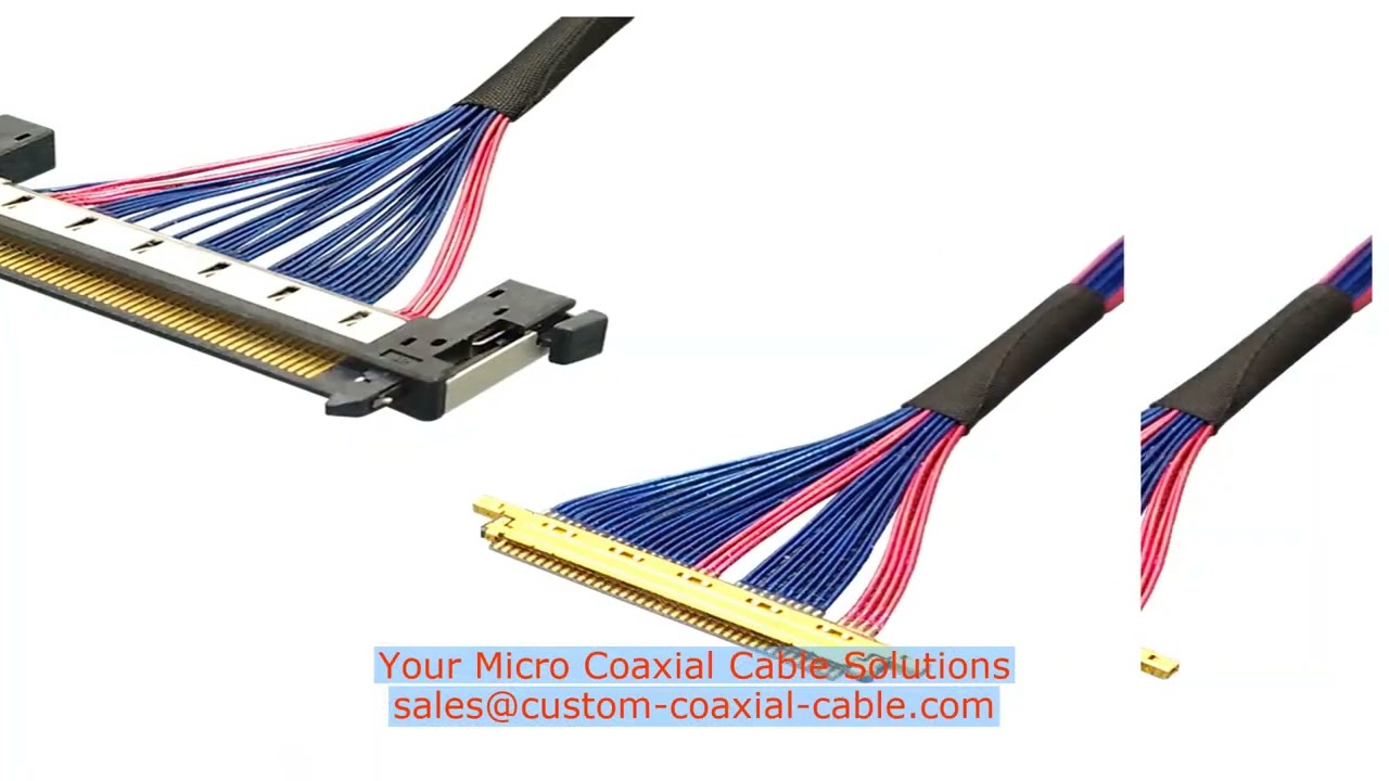 Micro-Coax Assembly Supplier Sealed Grommet micro-coax cable assembly Germany supplier ATX Connector
