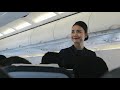 BEAUTIFUL CABIN CREW ONBOARD FLIGHT! JC INTERNATIONAL AIRLINES QD675 PHNOM PENH TO SINGAPORE