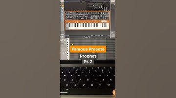 FAMOUS PRESETS #237: "Prophet" Pt. 2 ... 🤖 you know both? 👀