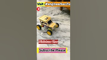 Miniatue Thar  💥👍🧡🇮🇳 Wifi controlled car using ESP8266 NodeMcu #shorts #trending #reels #explore #yt