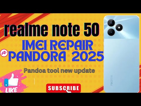 realme note 50 imei repair pandora box 2025 latest security‬