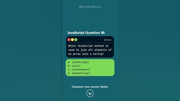 Challenge Yourself with JavaScript MCQs #coding #javascript #mcq #array #strings #programming #es6