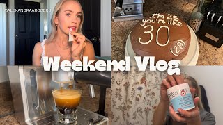WEEKEND VLOG | Birthdays, my beef with the Dyson Airwrap, Sunday reset, & online shopping