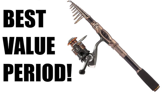 PLUSINNO Telescopic Rod Reel Combo TEST and REVIEW! 