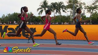 Agnes Jebet Ngetich digs DEEP for 3000m PR, Grand Slam Miami long distance title | NBC Sports