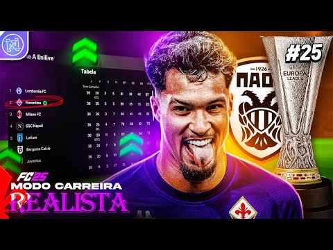 INSANE EUROPE SEMIFINAL and FINAL STRAIGHT in SERIE A!!! 💜🔥 | Realistic Career Mode | EP 25
