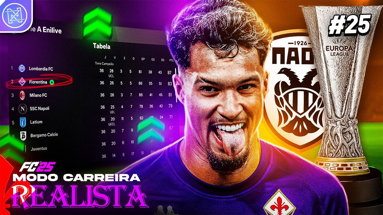 SEMIFINAL INSANA da EUROPA e RETA FINAL na SERIE A!!! 💜🔥 | Modo Carreira Realista | EP 25
