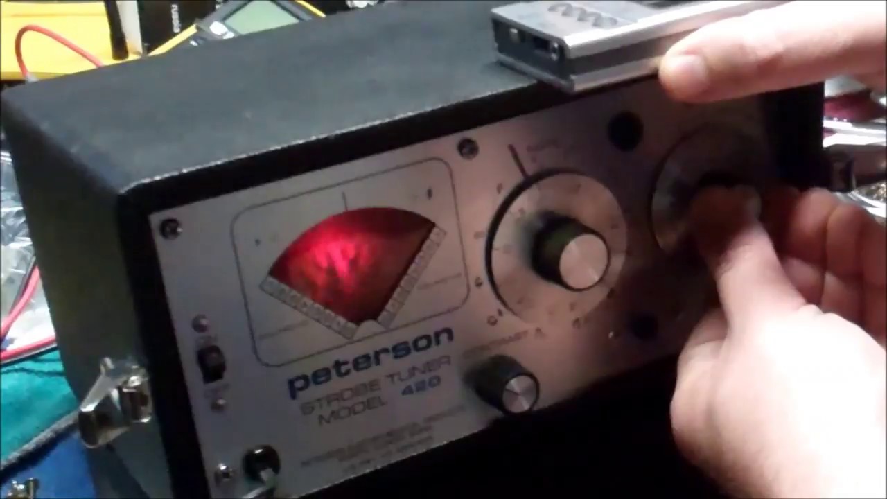 Peterson Strobe Tuner Model 420 Fix Up.
