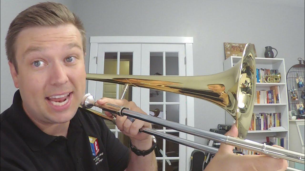 Beginning Band Trombone Lesson 2.3 Reading a Slide Position Chart YouTube