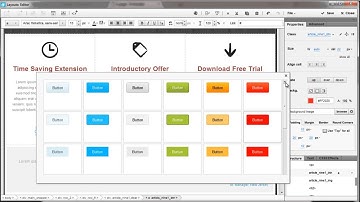 Style the content of your Layout using the CSS Sidebar