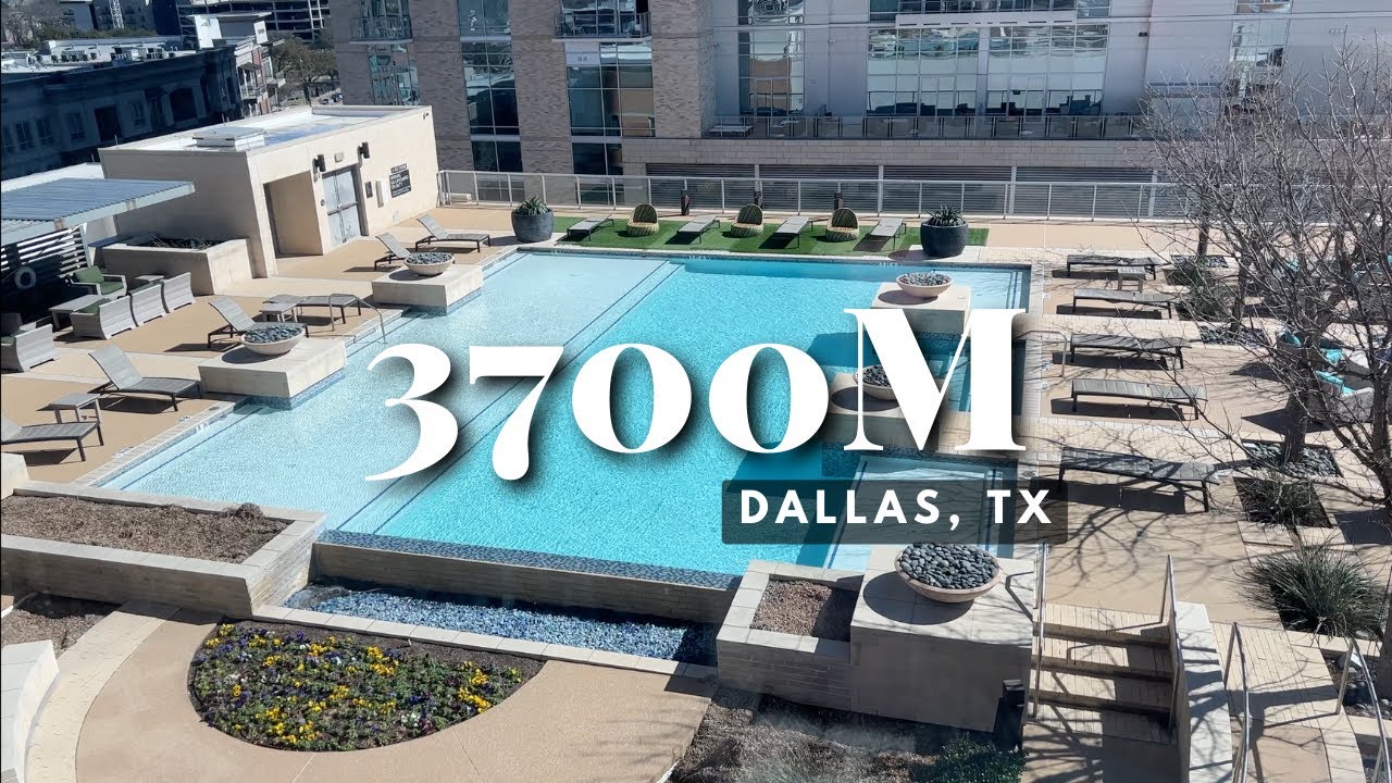 Live here for 3k a month! 2 bed 2 bath Dallas luxury apartment TOUR of 3700M YouTube