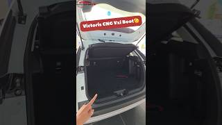 Maruti Suzuki Victoris Vxi CNG Boot🫡!! Under Body CNG Cylinder | White Colour | Boot Space | Shorts