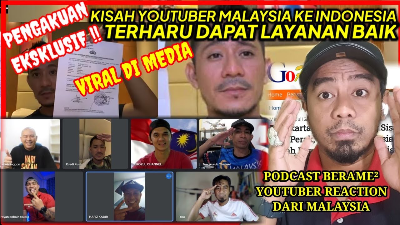 PENGALAMAN YOUTUBER MALAYSIA RUSDI RUSLI DI INDONESIA SEMPAT MENARIK PERHATIAN PUBLIK !! 🇲🇾🇮🇩